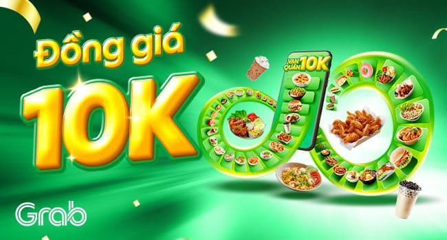 Đồng giá 10k – Đặt món cho đã!